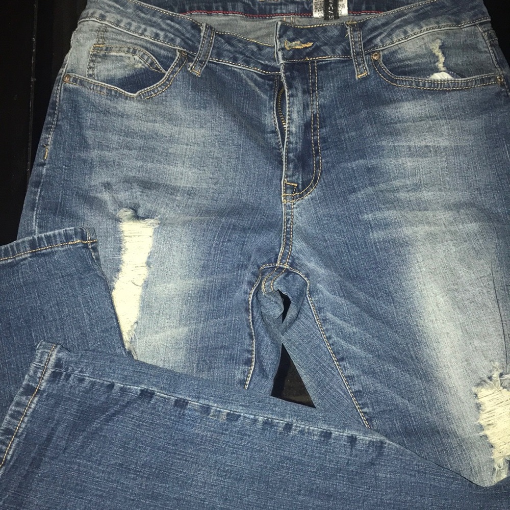 Blue jeans blue rope
